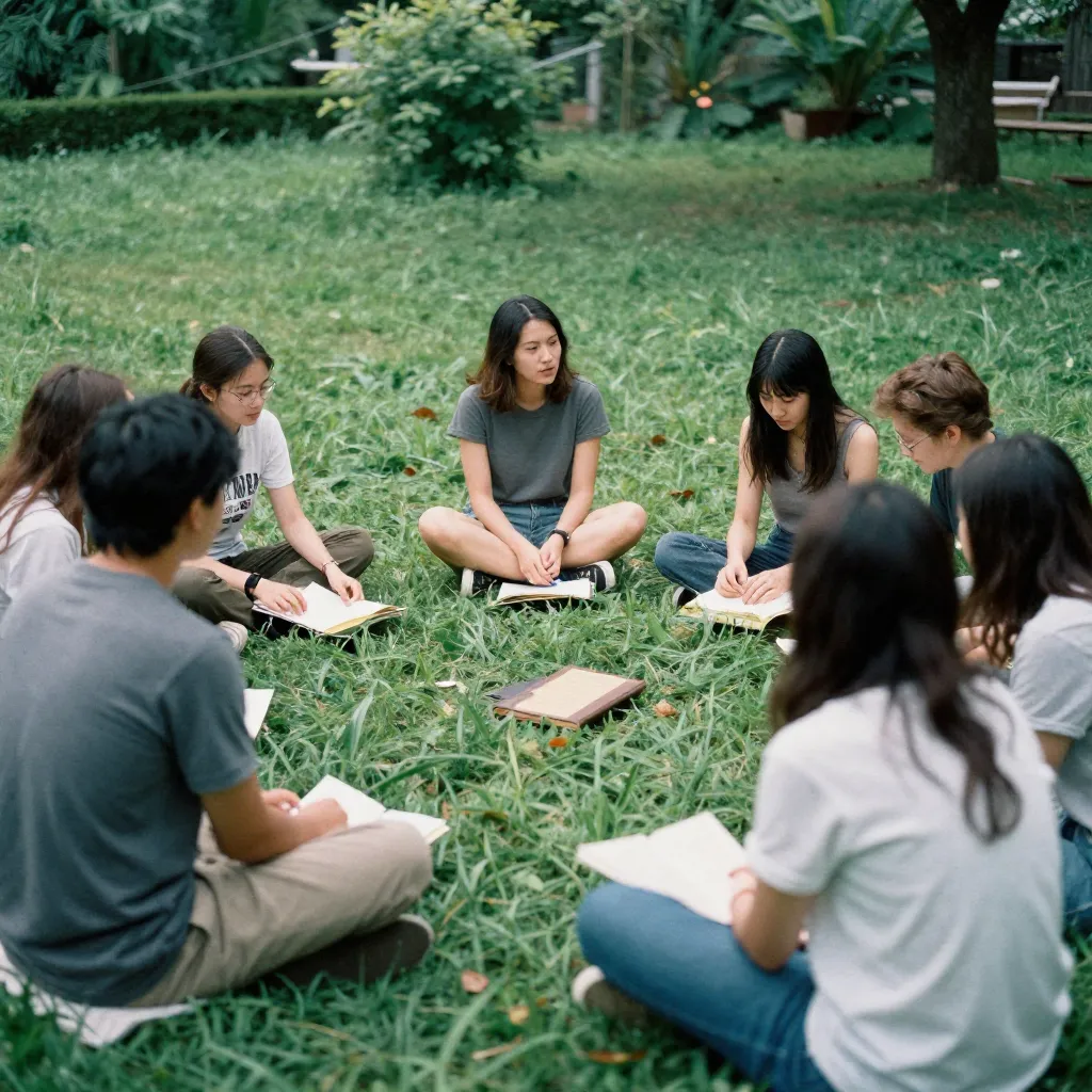Mountain valley retreat landscape